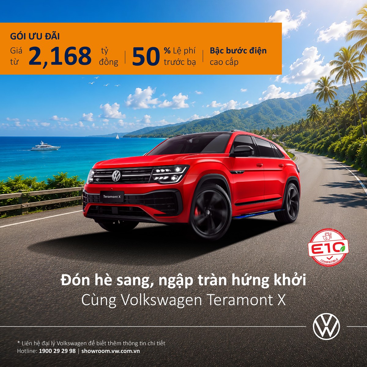 uu dai volkswagen teramont x 50 phan tram le phi truoc ba bac buoc dien cao cap