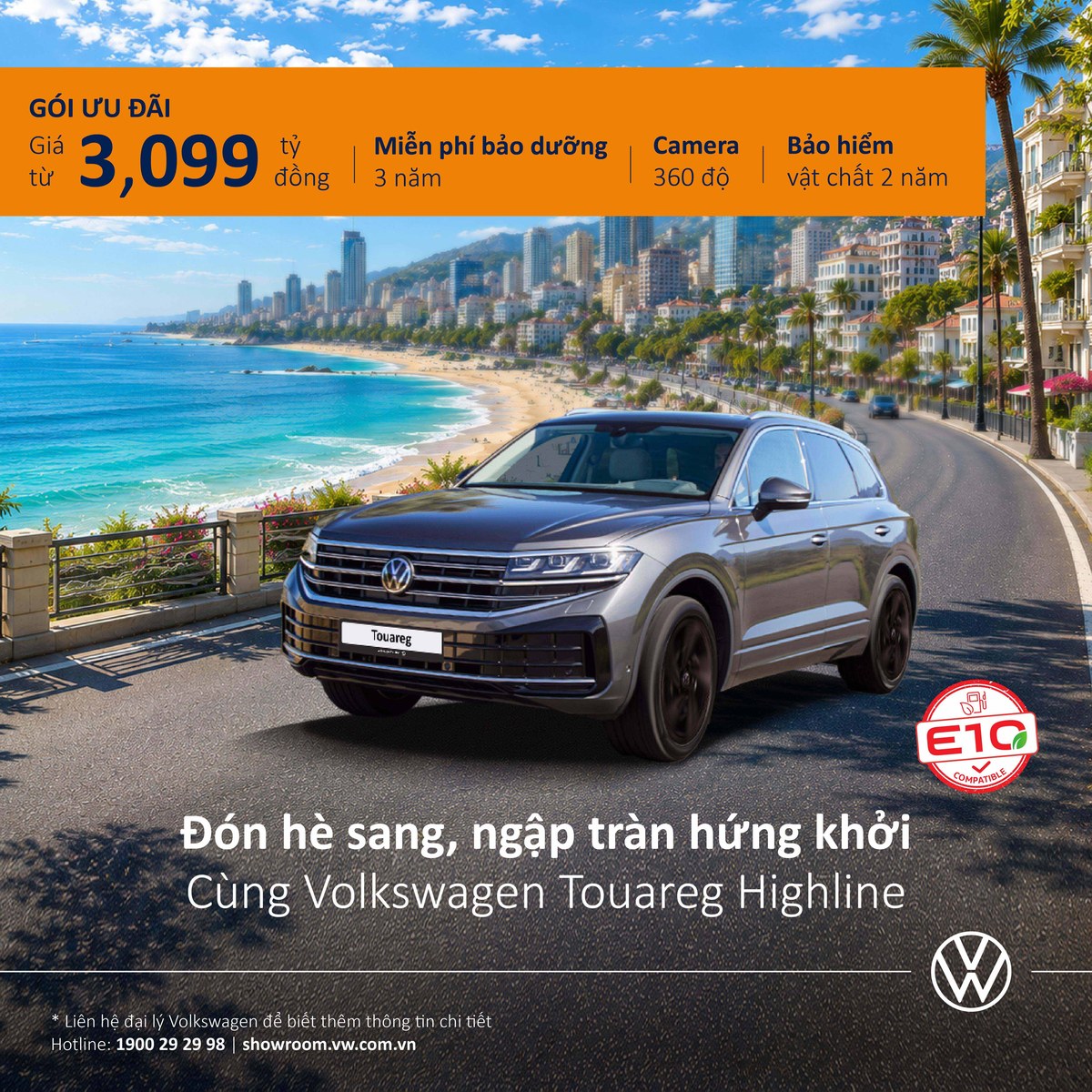 uu dai volkswagen touareg highline thang 6 mien phi bao duong camera 360 bao hiem vat chat